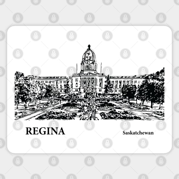 Regina Saskatchewan Sticker by Lakeric